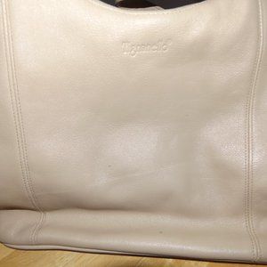 White Cream Leather Bag